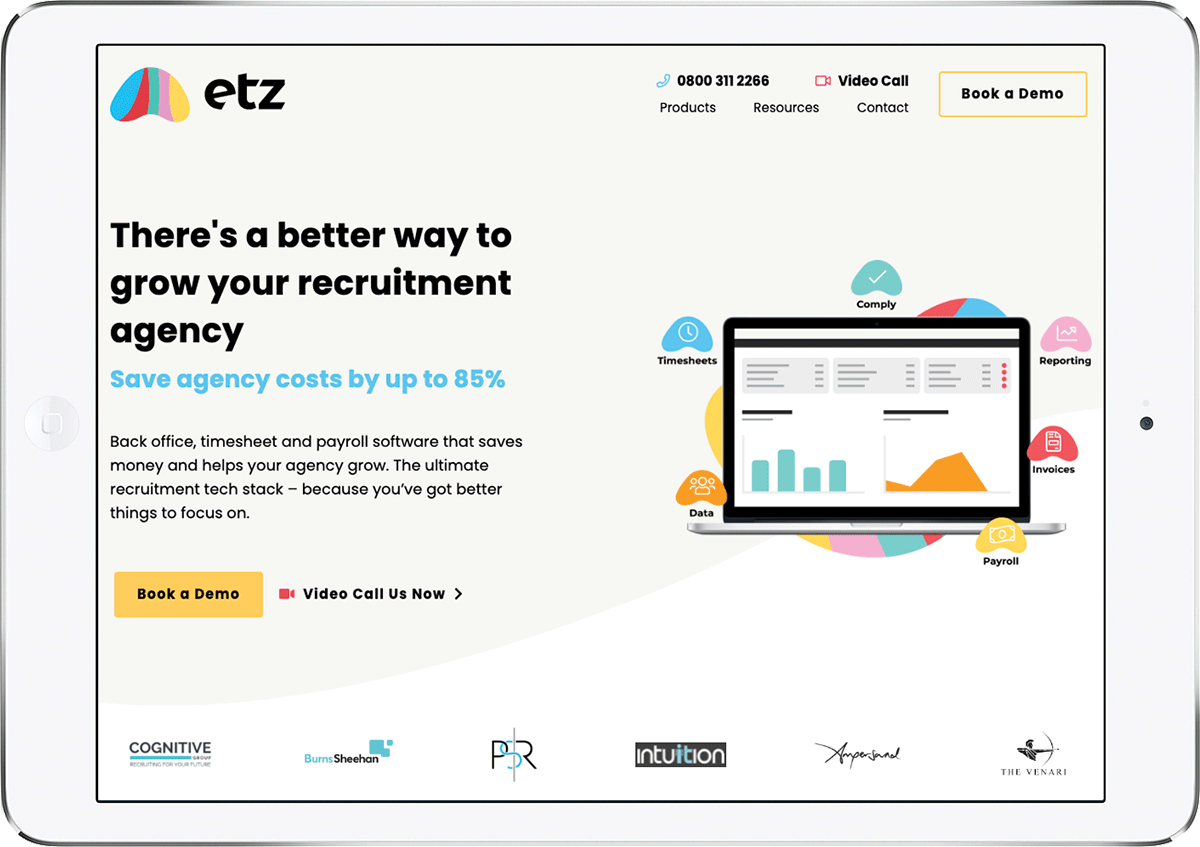 ETZ SaaS Website